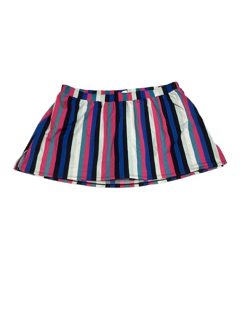 Cacique Swim Striped Swim Skirt Bottom